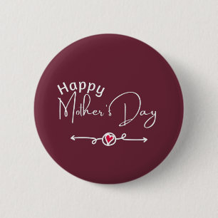 Badge Rond 5 Cm Cadeaux de la Fête des mères