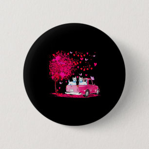Badge Rond 5 Cm Cadeaux de la Saint-Valentin pour couple Westie en