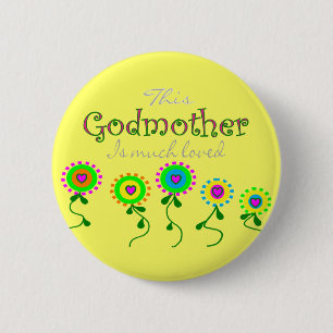 Badge Rond 5 Cm Cadeaux de marraine pour toute occasion