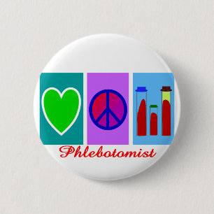 Badge Rond 5 Cm Cadeaux de Phlebotomist