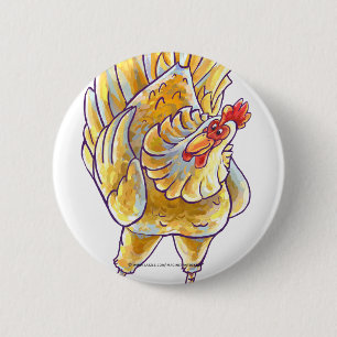 Badge Rond 5 Cm Cadeaux de poulet et accessoires