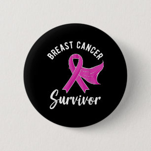 Badge Rond 5 Cm Cadeaux de sensibilisation au cancer du sein Femme