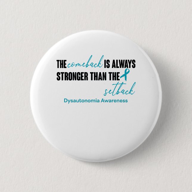 Badge Rond 5 Cm Cadeaux de soutien au ruban de sensibilisation Dys (Devant)