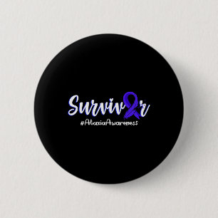 Badge Rond 5 Cm Cadeaux de soutien de sensibilisation à l'Ataxie a