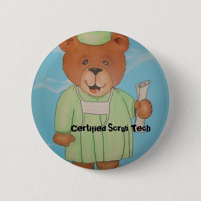 Badge Rond 5 Cm Cadeaux de technologie de chirurgie (Devant)