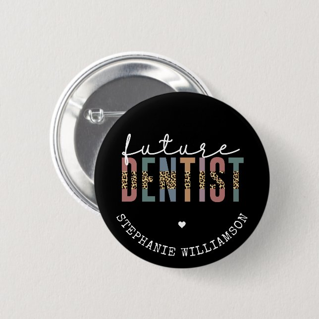 Badge Rond 5 Cm Cadeaux Dentistes Dentistes Dentistes (Devant & derrière)