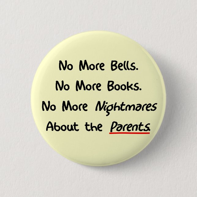 Badge Rond 5 Cm Cadeaux drôles de retraite de professeur (Devant)