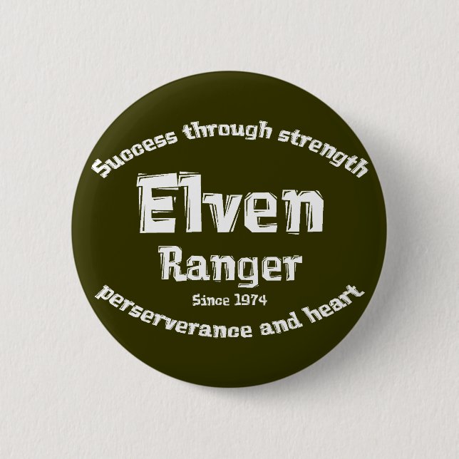 Badge Rond 5 Cm Cadeaux Elven (Devant)