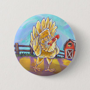 Badge Rond 5 Cm Cadeaux et accessoires de poulet