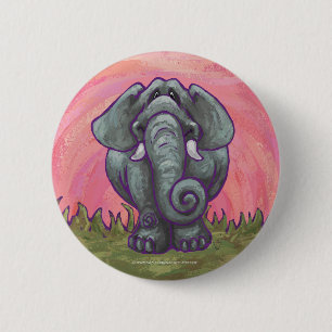 Badge Rond 5 Cm Cadeaux et accessoires éléphants