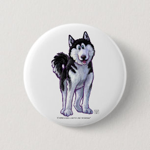 Badge Rond 5 Cm Cadeaux et accessoires Husky