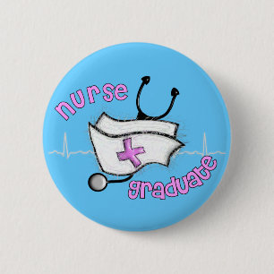 Badge Rond 5 Cm Cadeaux licenciés d'infirmière (conception de