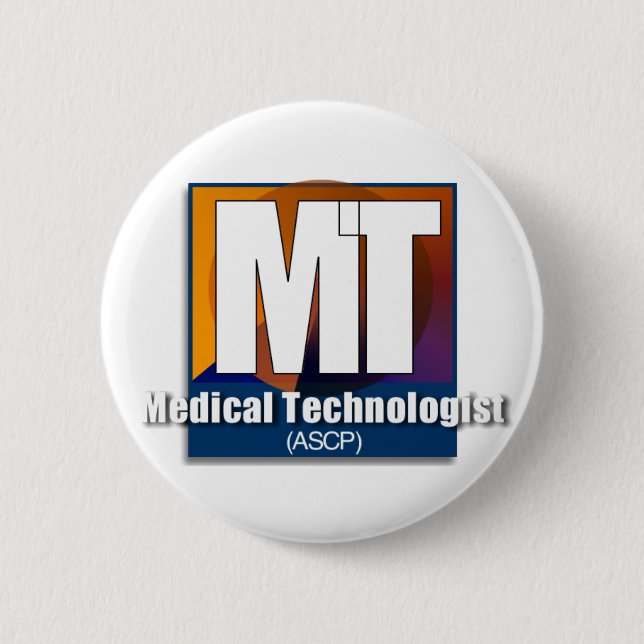 Badge Rond 5 Cm Cadeaux Médicale du technologue (ASCP) (Devant)