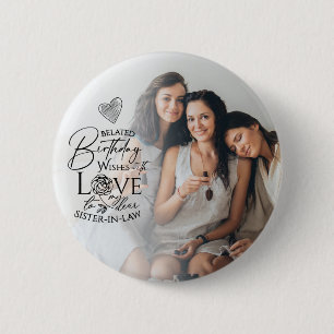 Badge Rond 5 Cm Cadeaux Personnalisés pour Belle-Sœur