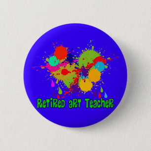 Badge Rond 5 Cm Cadeaux retirés de professeur d'art