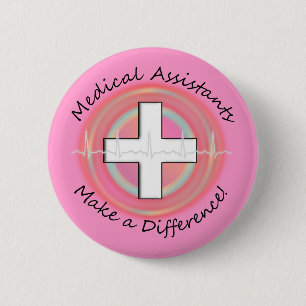 Badge Rond 5 Cm Cadeaux uniques d'aide médical