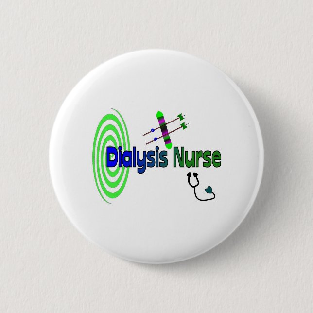Badge Rond 5 Cm Cadeaux uniques de graphiques "d'infirmière de (Devant)