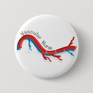 Badge Rond 5 Cm Cadeaux vasculaires uniques d'infirmière