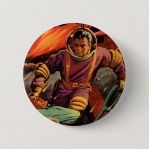Badge Rond 5 Cm Cadet de l'espace