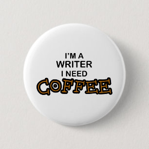 Badge Rond 5 Cm Café du besoin - auteur