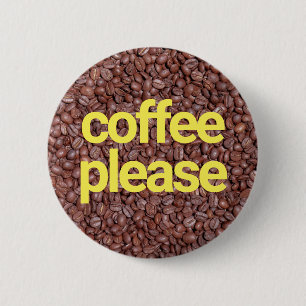 Badge Rond 5 Cm Café s'il vous plaît