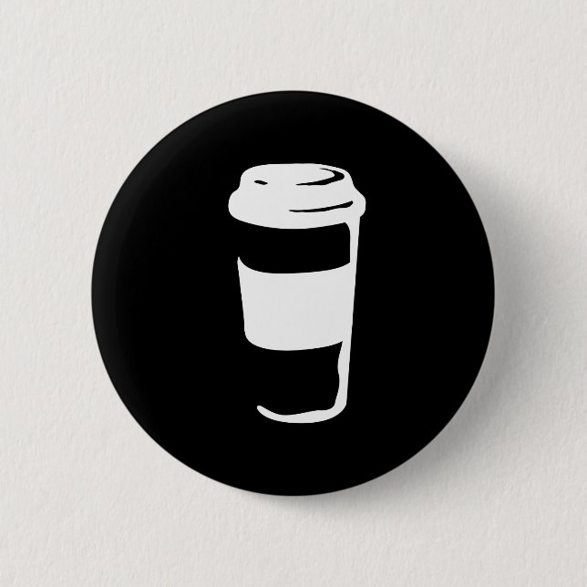 Badge Rond 5 Cm café voyage (Devant)