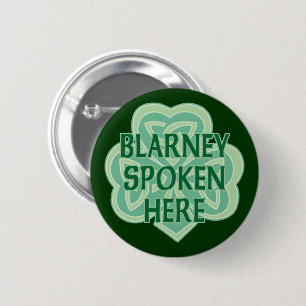 Badge Rond 5 Cm Cajolerie parlée ici