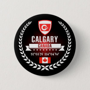 Badge Rond 5 Cm Calgary