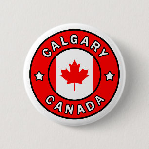 Badge Rond 5 Cm Calgary Canada