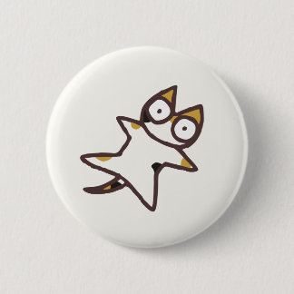 Badge Rond 5 Cm Calico Cat