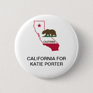 Badge Rond 5 Cm CALIFORNIE pour le SÉNAT de Katie Porter