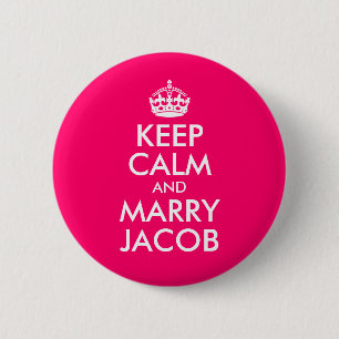 Badge Rond 5 Cm Calme et Marie Jacob
