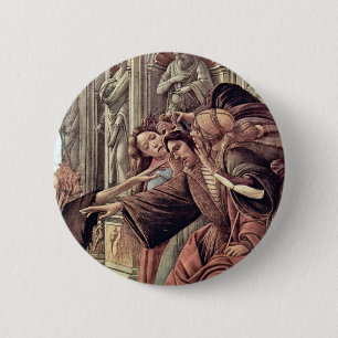 Badge Rond 5 Cm Calomnie par Botticelli Sandro (la meilleure