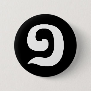 Badge Rond 5 Cm Cambodian Number 1 / One / ១ (Muqj) Khmer