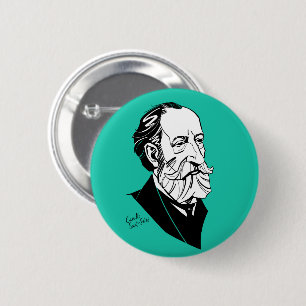 Badge Rond 5 Cm Camille Saint-Saëns