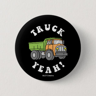 Badge Rond 5 Cm Camion Ouais