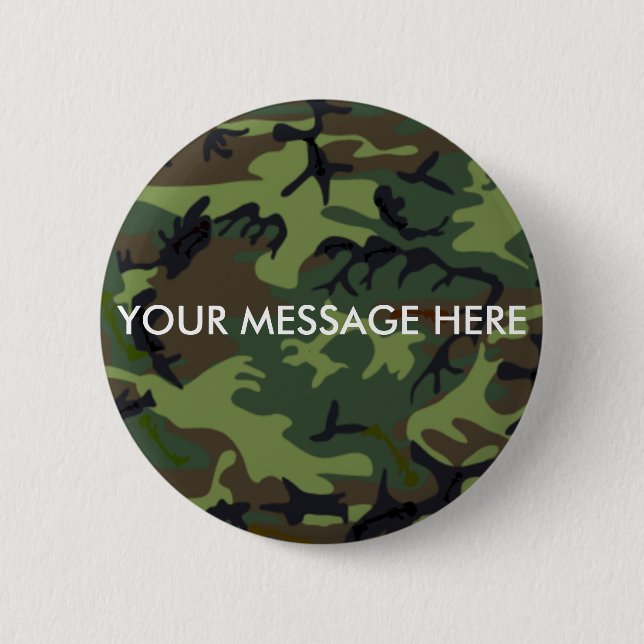 Badge Rond 5 Cm Camouflage de camouflage (Devant)