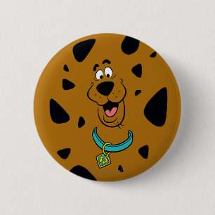 Badge Rond 5 Cm Camouflage de Scooby-Doo