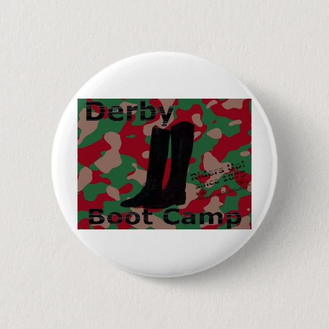 Badge Rond 5 Cm Camp de botte de Derby ! (Devant)