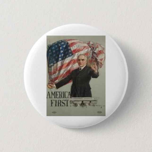 Badge Rond 5 Cm Campagne 1920 présidentielle (Devant)