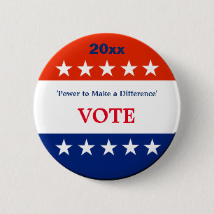 Badge Rond 5 Cm Campagne - Bouton personnalisable