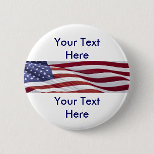 Badge Rond 5 Cm Campagne politique patriotique