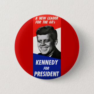 Badge Rond 5 Cm Campagne présidentielle 1960 de Kennedy
