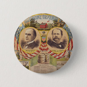 Badge Rond 5 Cm Campagne présidentielle de Parti Républicain