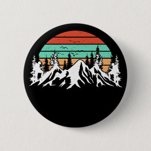 Badge Rond 5 Cm Camping extérieur Randonnée de déballage