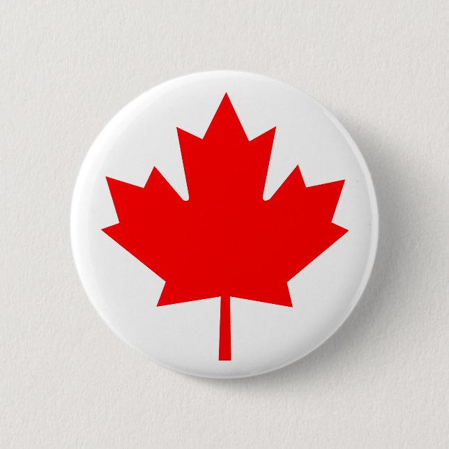 Badge Rond 5 Cm Canada (Devant)