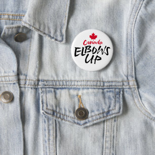 Badge Rond 5 Cm CANADA Coude levé l'érable rouge n'est pas à vendr