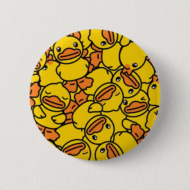 Badge Rond 5 Cm Canard (Devant)