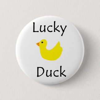 Badge Rond 5 Cm Canard chanceux