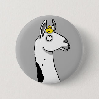 Badge Rond 5 Cm Canard de lama de lama… ?